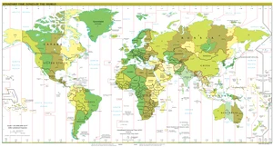 Timezones in the world since Septembe...